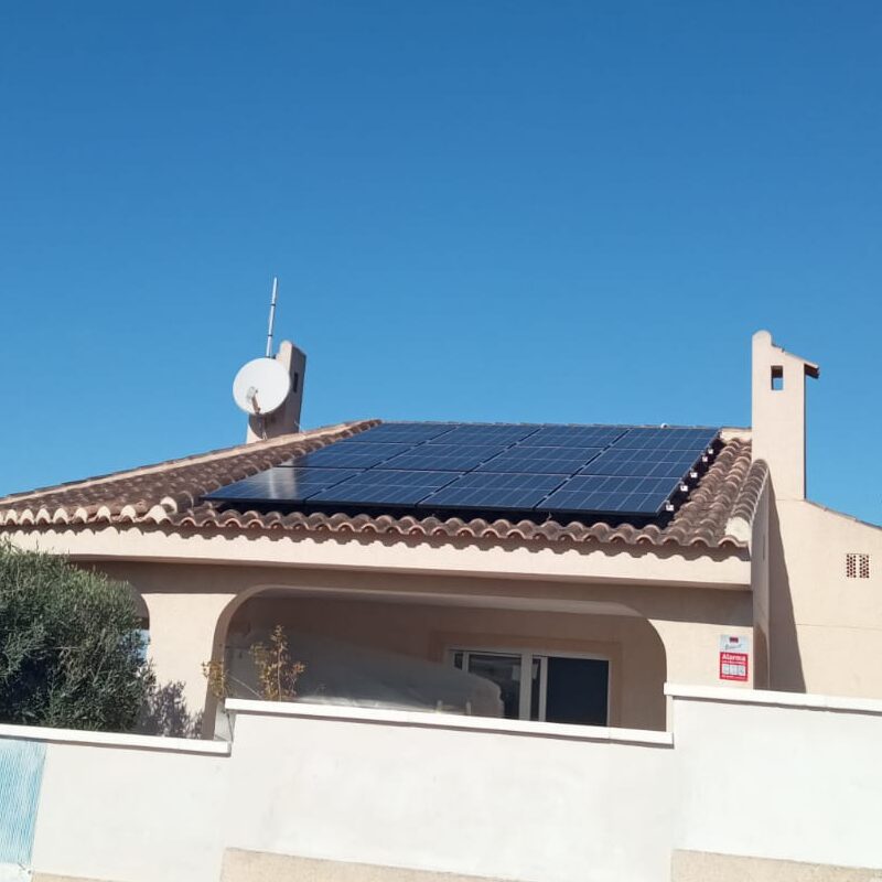 Instalación solar autoconsumo residencial Alicante Murcia